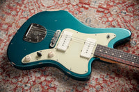 Suhr Classic JM Antique LE Ocean Turquoise Mastery Trem # 90037