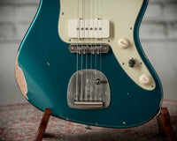 Suhr Classic JM Antique LE Ocean Turquoise Mastery Trem # 90037