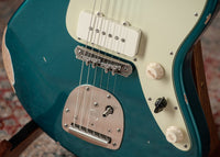 Suhr Classic JM Antique LE Ocean Turquoise Mastery Trem # 90037