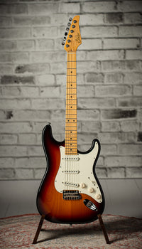 Suhr Classic S, 3 Tone Burst, Maple fingerboard, SSS, SSCII SN# 74166