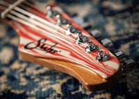 Suhr Custom Classic S Fiesta Red/Olympic White Drip SN# 72527