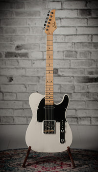 Suhr Classic T Antique Trans White Swamp Ash Maple SSCII SN#80349
