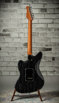 Suhr Custom Classic JM Silver Sparkle Drip SN# JS6A6J Used