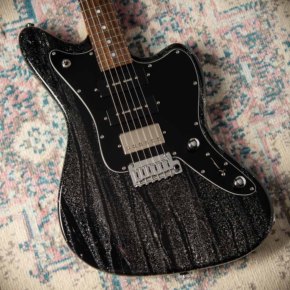 Suhr Custom Classic JM Silver Sparkle Drip SN# JS6A6J Used