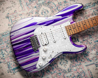 Suhr Custom Classic S HSS Purple Drip #80314