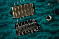 Suhr Custom Modern T Quilt Top Roasted Body Ocean Blue SN#73987 USED