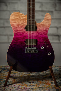 Suhr Custom Modern T Quilt Top Purple Gradient SN# 74589