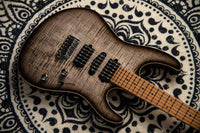 Suhr Modern Plus, Trans Charcoal Burst, Roasted Maple Neck , HSH #72204