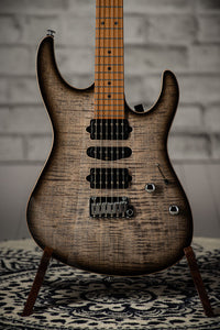 Suhr Modern Plus, Trans Charcoal Burst, Roasted Maple Neck , HSH #72204
