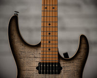 Suhr Modern Plus, Trans Charcoal Burst, Roasted Maple Neck , HSH #72204