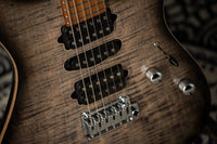 Suhr Modern Plus, Trans Charcoal Burst, Roasted Maple Neck , HSH #72204