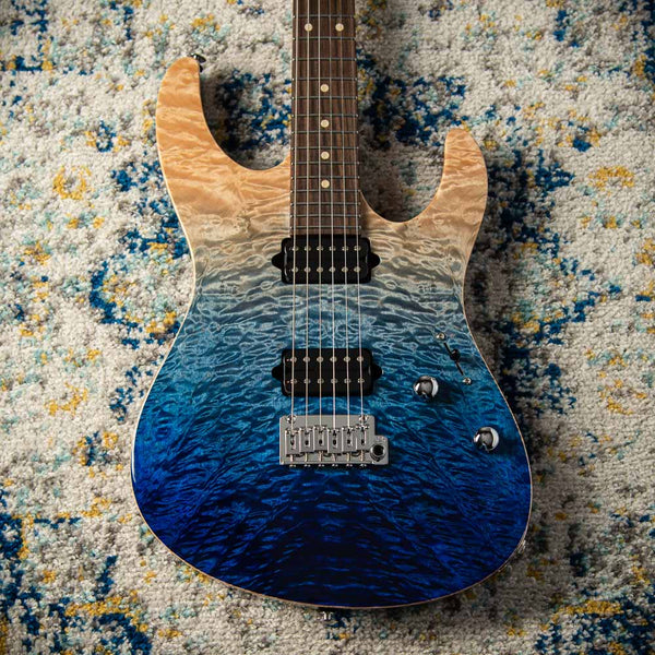 Suhr Modern Set Neck LE Blue Fade #84661