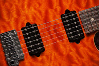 Suhr Oso, Short Scale, Alder, Figured Maple, Orange, Roasted Maple, Indian Rosewood, Suhr 2-Post #90034 Used