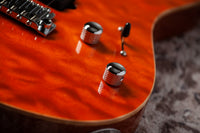 Suhr Oso, Short Scale, Alder, Figured Maple, Orange, Roasted Maple, Indian Rosewood, Suhr 2-Post #90034 Used