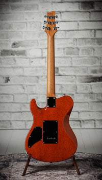 Suhr Oso, Short Scale, Alder, Figured Maple, Orange, Roasted Maple, Indian Rosewood, Suhr 2-Post #90034 Used