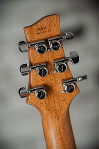 Suhr Oso, Short Scale, Alder, Figured Maple, Orange, Roasted Maple, Indian Rosewood, Suhr 2-Post #90034 Used