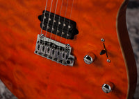 Suhr Oso, Short Scale, Alder, Figured Maple, Orange, Roasted Maple, Indian Rosewood, Suhr 2-Post #90034 Used
