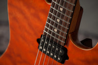 Suhr Oso, Short Scale, Alder, Figured Maple, Orange, Roasted Maple, Indian Rosewood, Suhr 2-Post #90034 Used