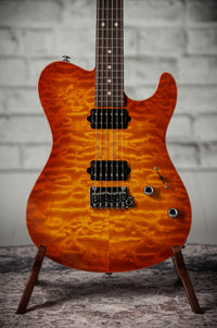 Suhr Oso, Short Scale, Alder, Figured Maple, Tea Burst, Roasted Maple, Indian Rosewood, Suhr 2-Post #90033
