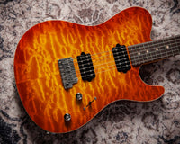 Suhr Oso, Short Scale, Alder, Figured Maple, Tea Burst, Roasted Maple, Indian Rosewood, Suhr 2-Post #90033