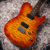 Suhr Oso, Short Scale, Alder, Figured Maple, Tea Burst, Roasted Maple, Indian Rosewood, Suhr 2-Post #90033