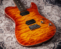 Suhr Oso, Short Scale, Alder, Figured Maple, Tea Burst, Roasted Maple, Indian Rosewood, Suhr 2-Post #90033