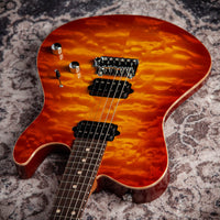 Suhr Oso, Short Scale, Alder, Figured Maple, Tea Burst, Roasted Maple, Indian Rosewood, Suhr 2-Post #90033