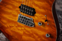 Suhr Oso, Short Scale, Alder, Figured Maple, Tea Burst, Roasted Maple, Indian Rosewood, Suhr 2-Post #90033