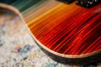 Tom Anderson Drop Top Fire Sunset Double Wipeout with Binding &amp; Hard Case # 04-04-26N