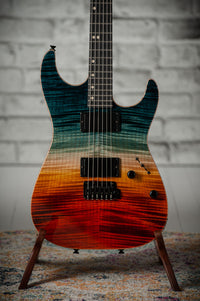 Tom Anderson Drop Top Fire Sunset Double Wipeout with Binding &amp; Hard Case # 04-04-26N