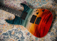 Tom Anderson Drop Top Fire Sunset Double Wipeout with Binding &amp; Hard Case # 04-04-26N