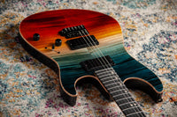 Tom Anderson Drop Top Fire Sunset Double Wipeout with Binding &amp; Hard Case # 04-04-26N
