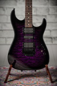 Tom Anderson Drop Top Shorty Translucent Purple to Black Burst # 03-11-25A
