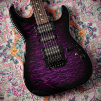 Tom Anderson Drop Top Shorty Translucent Purple to Black Burst # 03-11-25A