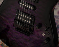 Tom Anderson Drop Top Shorty Translucent Purple to Black Burst # 03-11-25A