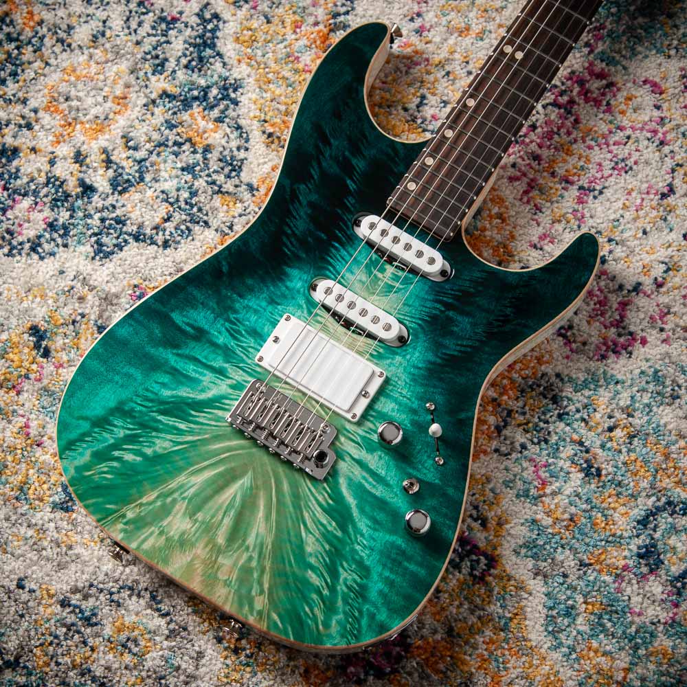 Tom Anderson Drop Top Teal WakeSurf with Binding #07-08-25p