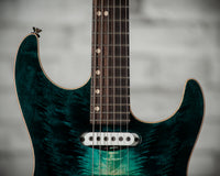 Tom Anderson Drop Top Teal WakeSurf with Binding #07-08-25p