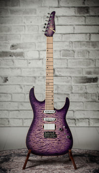 Tom Anderson Guitarworks  Li'l Angel Satin Natural Purple Burst #05-24-26P
