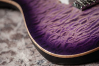 Tom Anderson Guitarworks  Li'l Angel Satin Natural Purple Burst #05-24-26P
