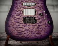 Tom Anderson Guitarworks  Li'l Angel Satin Natural Purple Burst #05-24-26P