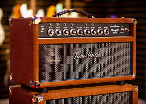 Two-Rock Bloomfield Drive 100w Head Tobacco Suede w/ Matching 2x12 Tobacco Suede Cab #784/21694