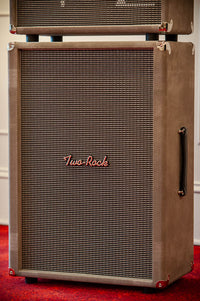 Two Rock Classic Reverb 100 Watt Head and Matching 2x12 Cab,Silver Chassic,Grey Suede, Vintage Silver Cloth, Silver Piping SN: 1462 /22054