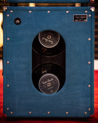 Two Rock Silver Sterling Signature 100W Head Medium Blue Suede with 2x12 Matching Cab # 1281/21569