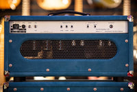 Two Rock Silver Sterling Signature 100W Head Medium Blue Suede with 2x12 Matching Cab # 1281/21569