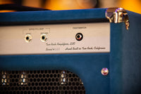 Two Rock Silver Sterling Signature 100W Head Medium Blue Suede with 2x12 Matching Cab # 1281/21569