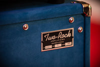 Two Rock Silver Sterling Signature 100W Head Medium Blue Suede with 2x12 Matching Cab # 1281/21569