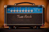 Two-Rock Studio Overdrive Head Blue Chassis, Black Bronco, Sparkle Matrix, Metal Trim #197