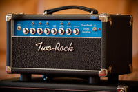 Two-Rock Studio Overdrive Head Blue Chassis, Black Bronco, Sparkle Matrix, Metal Trim #197