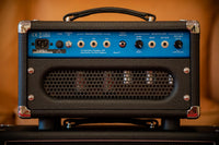 Two-Rock Studio Overdrive Head Blue Chassis, Black Bronco, Sparkle Matrix, Metal Trim #197