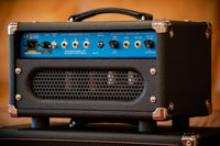 Two-Rock Studio Overdrive Head Blue Chassis, Black Bronco, Sparkle Matrix, Metal Trim #197